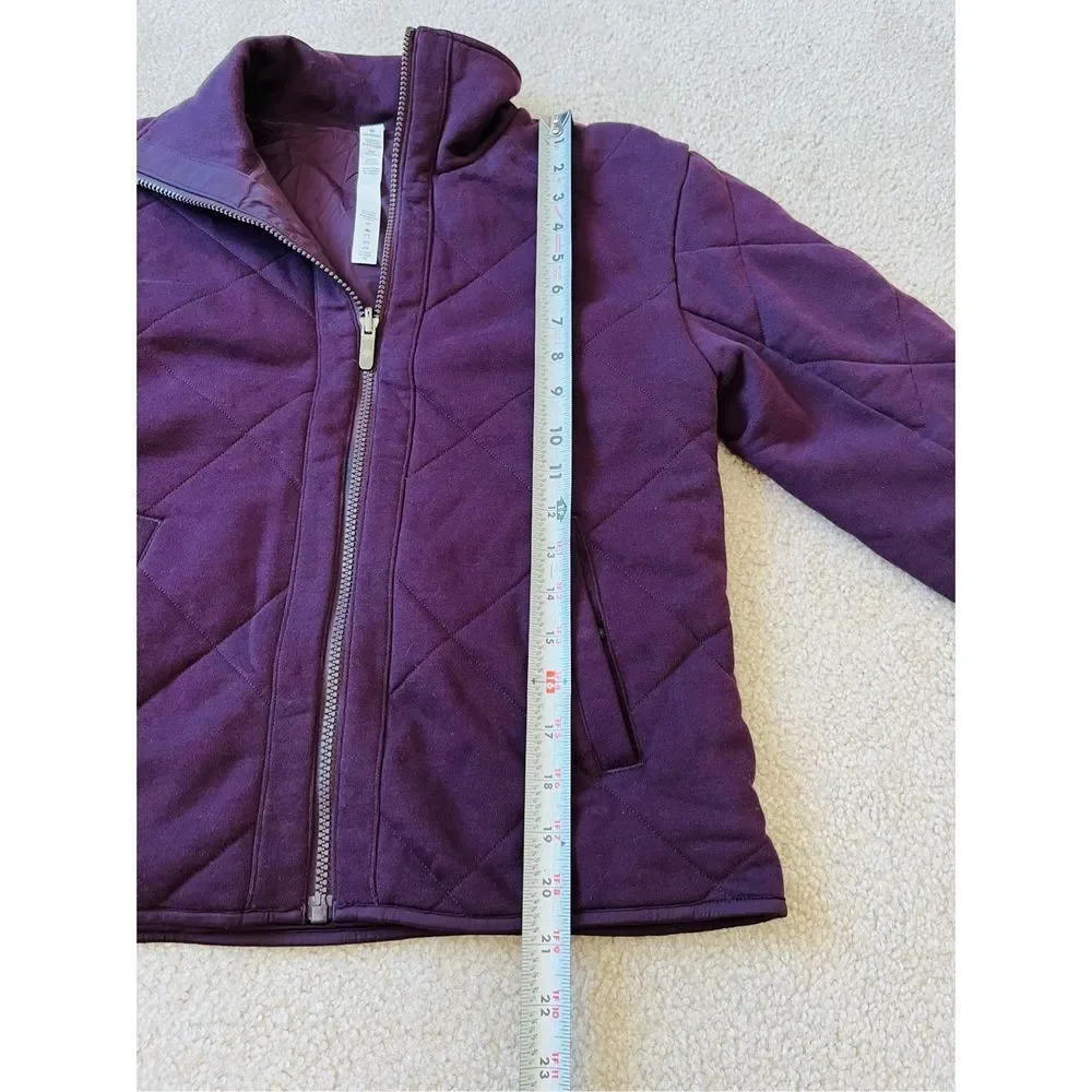 Lululemon Forever Warm Reversible Jacket in Cherry sz 6 - Picture 11 of 15